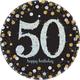 Sparkling Celebration 50th Birthday Tableware Kit for 8 Guests